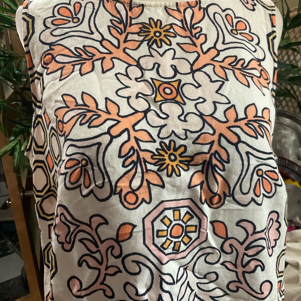TORY BURCH: “HICKS GARDEN” Shift Mini Dress - Picture 4 of 12